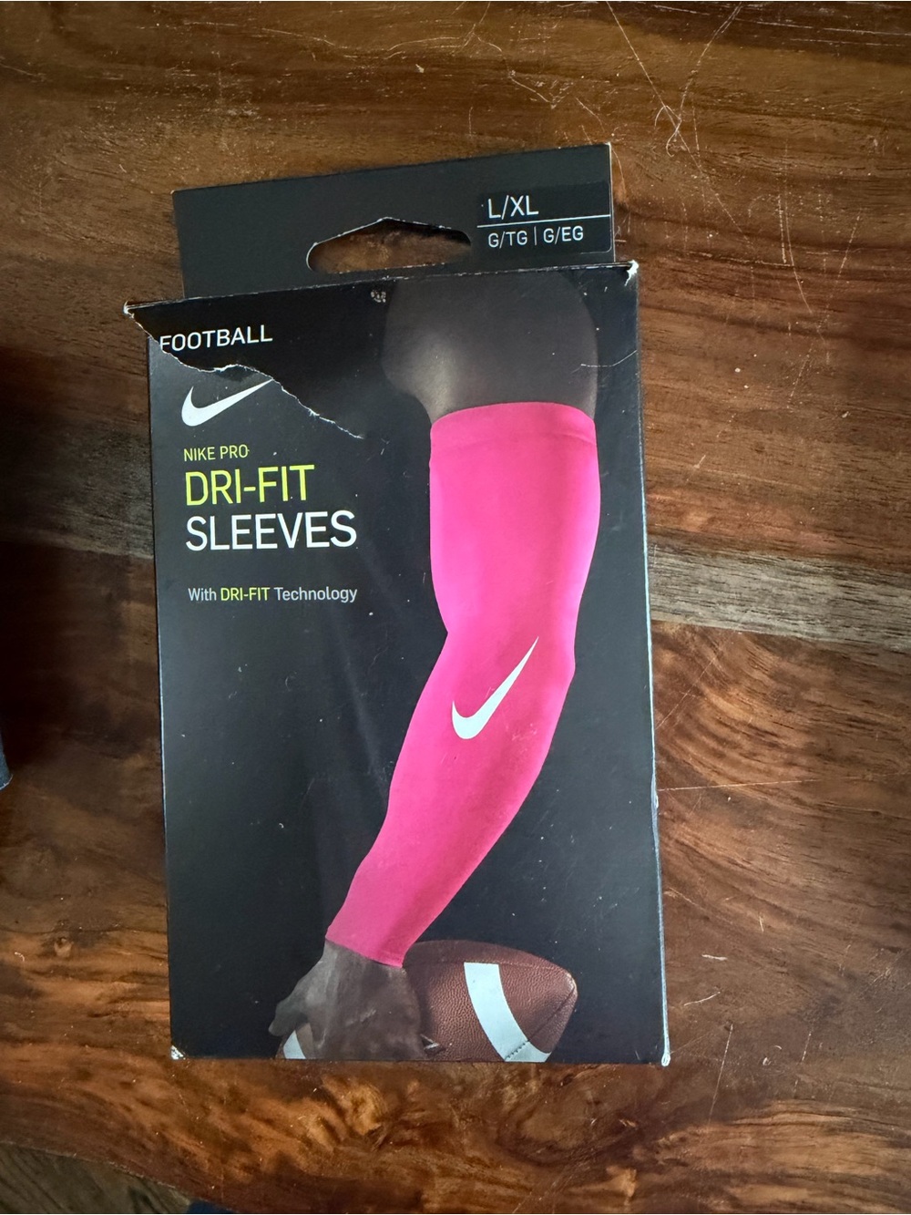 Nike Bright Pink Dri-FIT Football Arm Sleeves